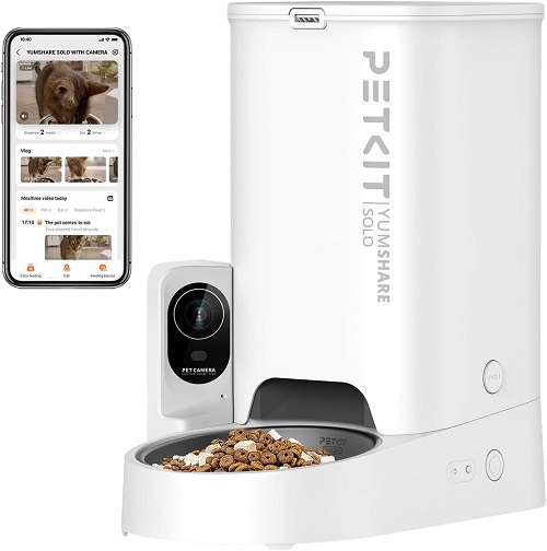 PETKIT YUMSHARE SOLO 自動給餌器 カメラ付き 楽天市場】Pet Kit Yumshare Dual Hopper Smart Pet Feeder 内蔵